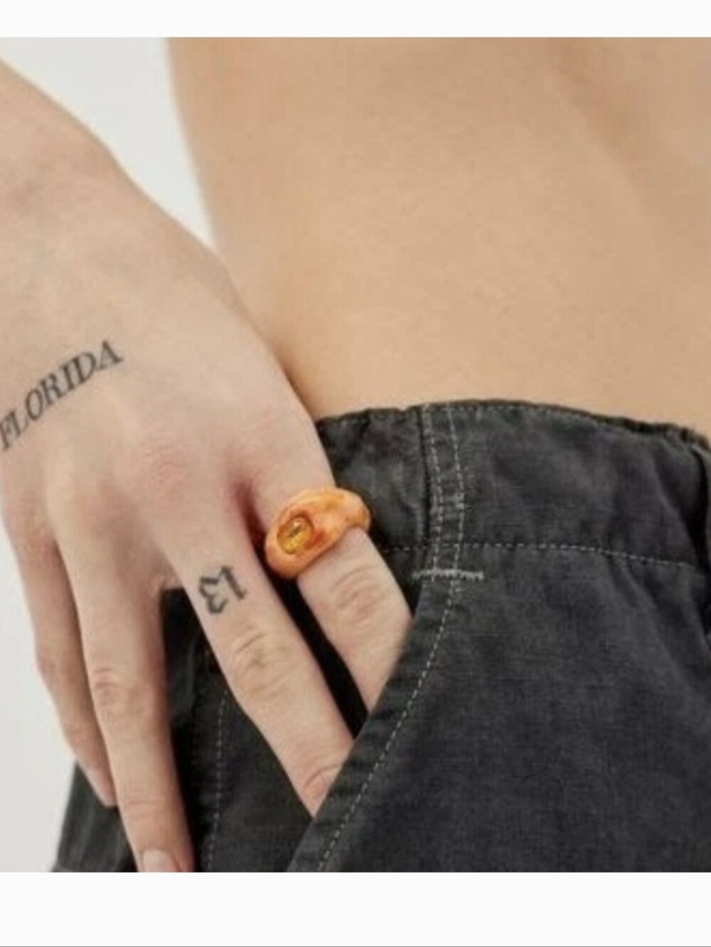 Urban Outfitters RARE Chunky Funky Purple Statement Ring NWT